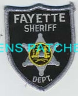 WEST VIRGINIA,A,FAYETTE COUNTY SHERIFF HAT PATCH 1
